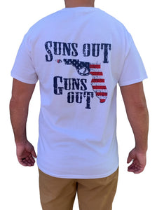 Suns Out Guns Out Florida Gun Pocket Tee